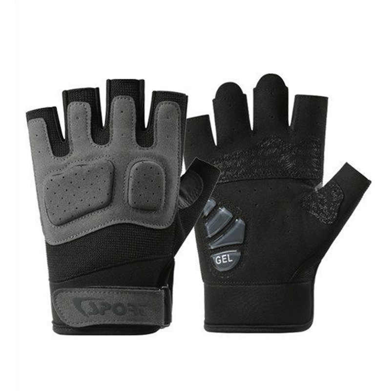 Guantes de Ciclismo de Medio Dedo Transpirables y Resistentes al Desgaste para Deporte al Aire Libre