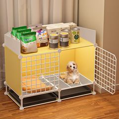 狗笼子自动清粪狗笼小中型犬一室一厅一卫带厕所分离狗围栏高颜值
