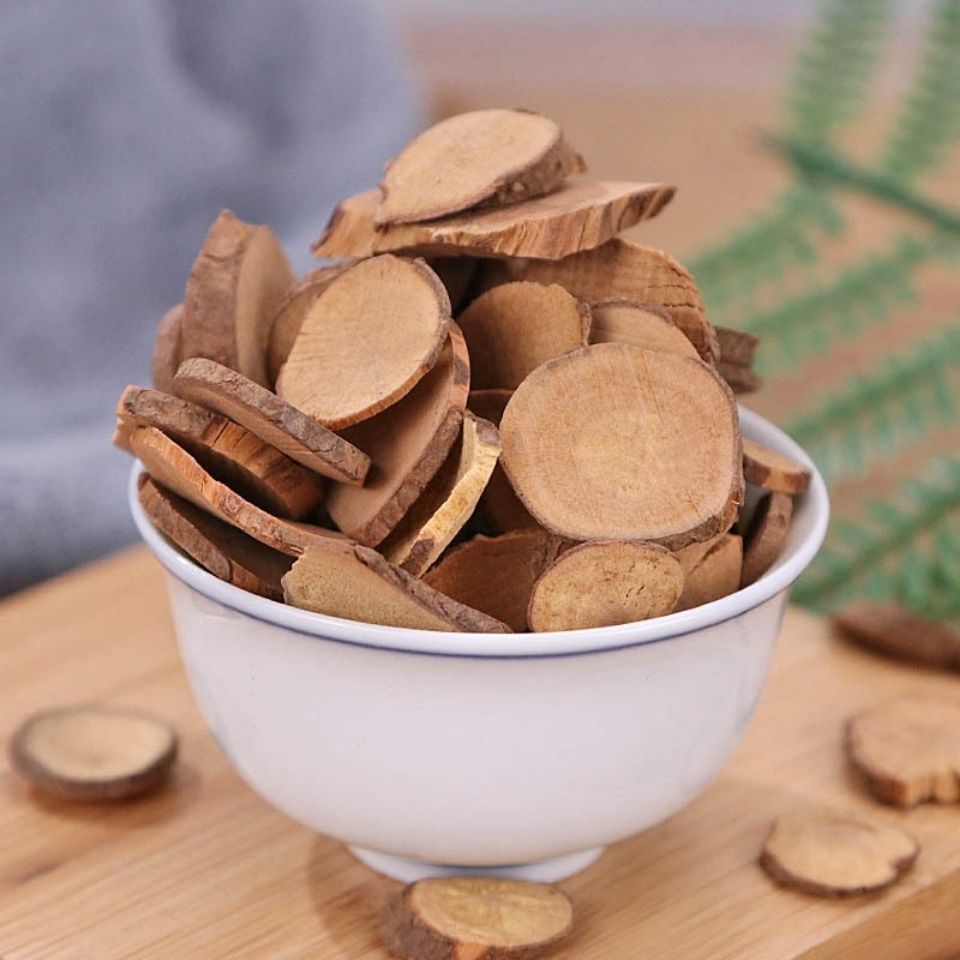 Wu Yao Dried Lindera Root Slices 500g Traditional Chinese Herb for Decoction and Tea in use