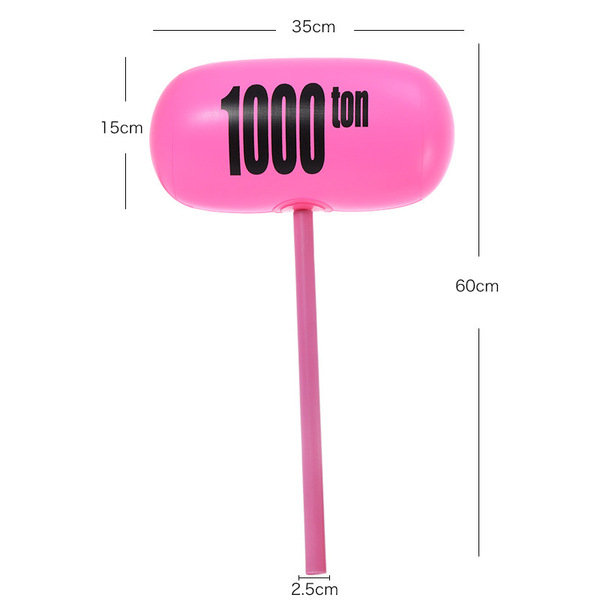 Big interactive cartoon hammer