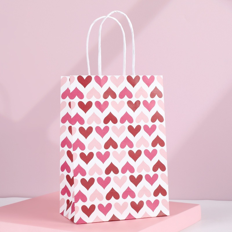 Bolsas de regalo de cumpleaños, bolsas de cartón cartón, bolsas de embalaje para llevar, bolsas de embalaje de regalo de fiesta para niños, bolsas de mano