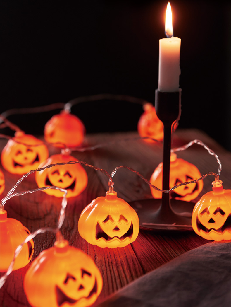 LED String Lights Outdoor Decoration Halloween Scene Pumpkin Lights Home & Garden Lights & Lighting_voghion.com