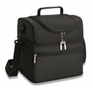 Cross-border New Double-layer Oxford Cloth Portable Insulation Bag Thickened Outdoor picnic Bag Shoulder Strap Hand Lunch Bag Ice Bag