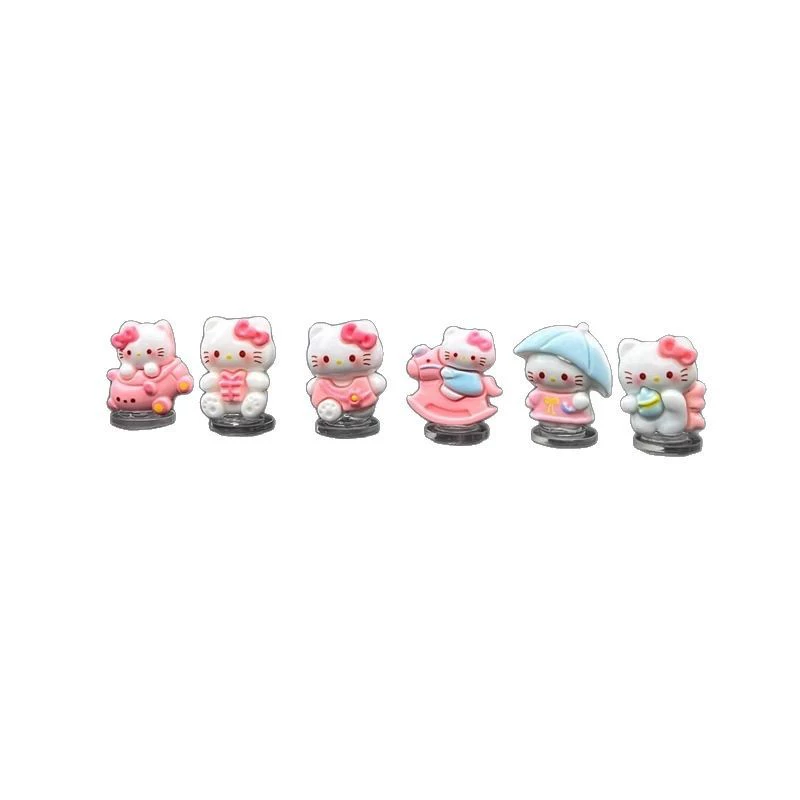 Cute Hello Kitty KT cat car ornaments car electric car small ornaments car interior accessories car center console decoration