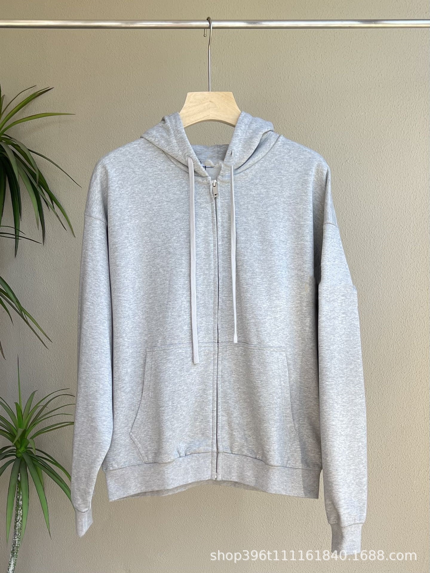 24SS Chunqiu zipper brazalete suéter encapuchado zipper brazalete chaqueta encapuchada