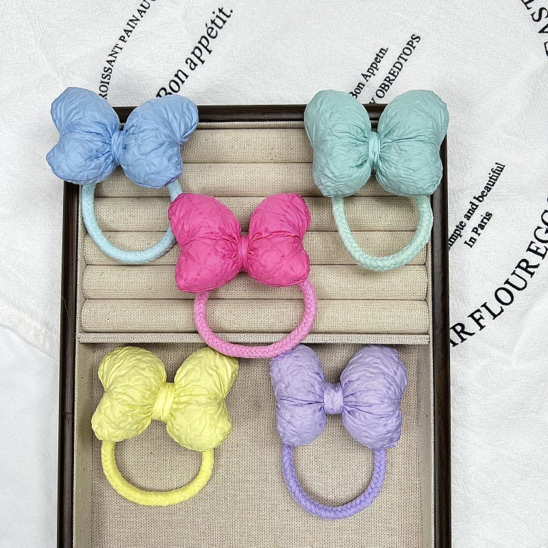 ラブブ labubu ベビー服装飾キャンディーカラーのカラフルなリボンヘッドバンドフル綿リボンヘッドバンド|undefined
