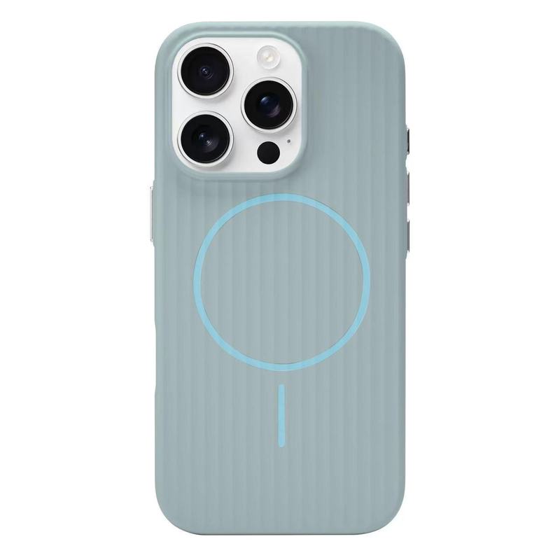 适用iPhone16promax肤感UV准分子手机壳苹果17磨砂瓦楞磁吸PC硬壳|undefined