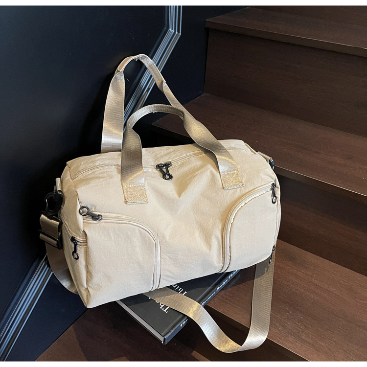 Freizeit-Sport-Fitness-Reisetasche 2025 Modell Nasstrockentrennung Tasche unabhängiges Schuhfach schlicht praktisch Einzelschulter Schrägtrage
