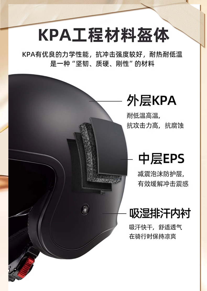 LS2 Retro Half Helmet Motorcycle Cruiser Helmet OF599