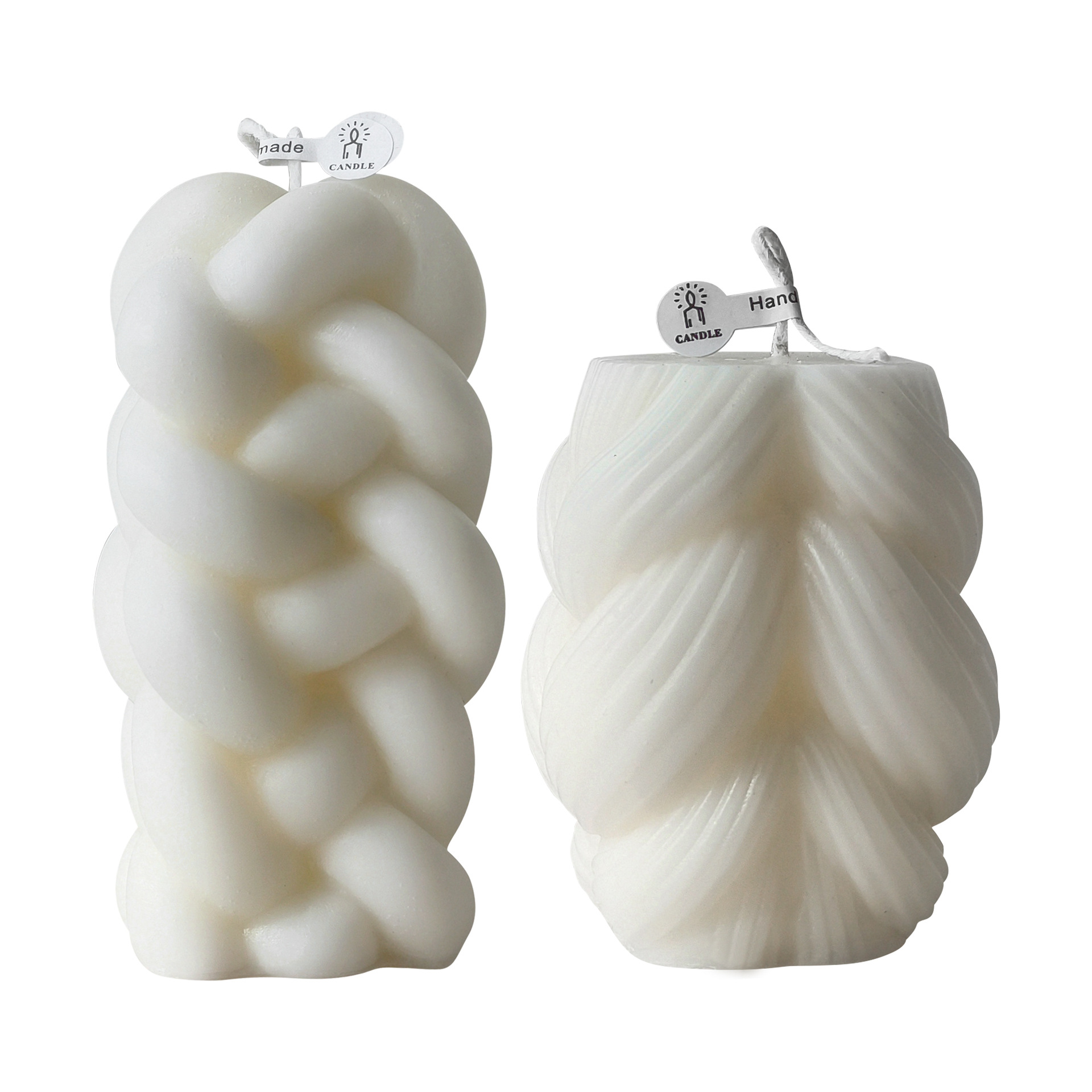 Tejido cuerda de cáñamo aromaterapia vela molde de silicona DIY giro columna hecha a mano jabón aromaterapia mano regalo molde en stock