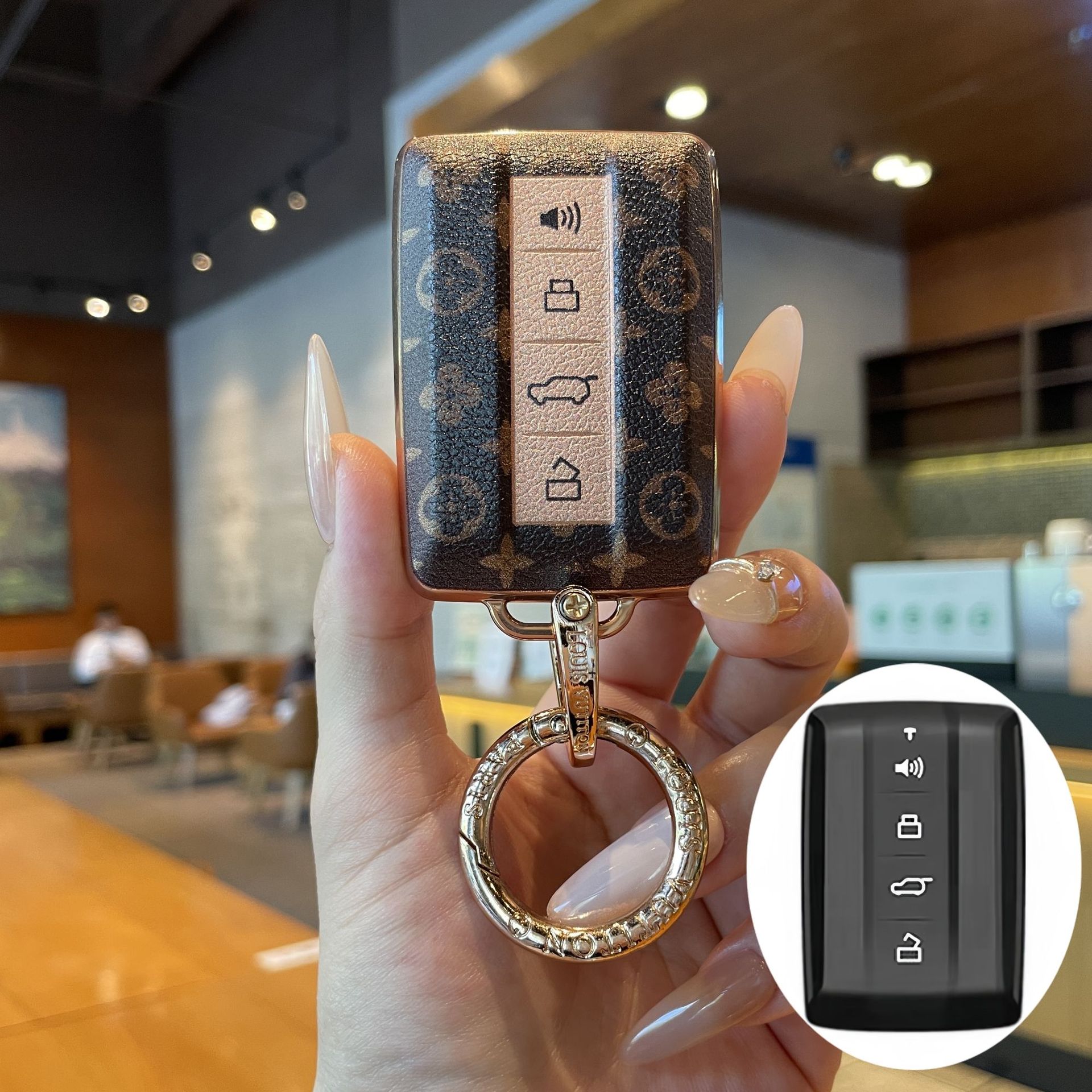 New Model Tank 300 Key Cover Interior 500 Car Key Holder 400 Full Protection Anti-Drop Remote Control Shell 700 Trendy High-End Style