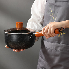 Manufacturer wholesale stainless steel Japanese-style snow pan non-stick instant noodles household porridge milk pot soup pot frying pan
