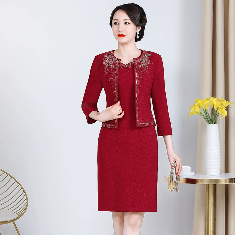 Сезонный набор с круглым вырезом темпераментного пригородного среднего и длинного весеннего и осеннего отдыха длинная корейская однотонная свободная куртка