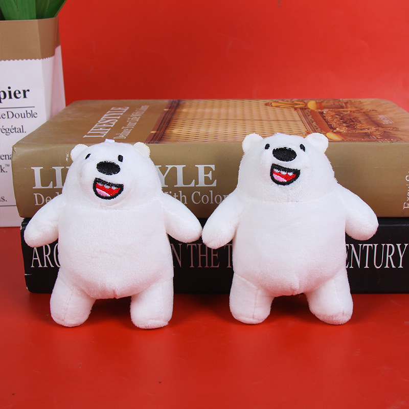 하얀 벌거벗은 곰