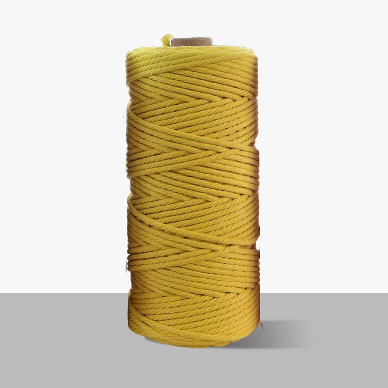 3mm cuerda de algodón colorido diy hecho a mano 4mm cuerda de tapiz cuerda tejida 5mm regalo cuerda de algodón decorativa cuerda de sombrero al por mayor