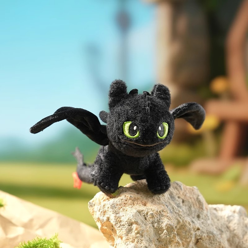 正規認定のヒックとドラゴンの無歯のナイトドラゴンぬいぐるみ人形ペンダント映画周辺機器小さなギフト卸売|undefined