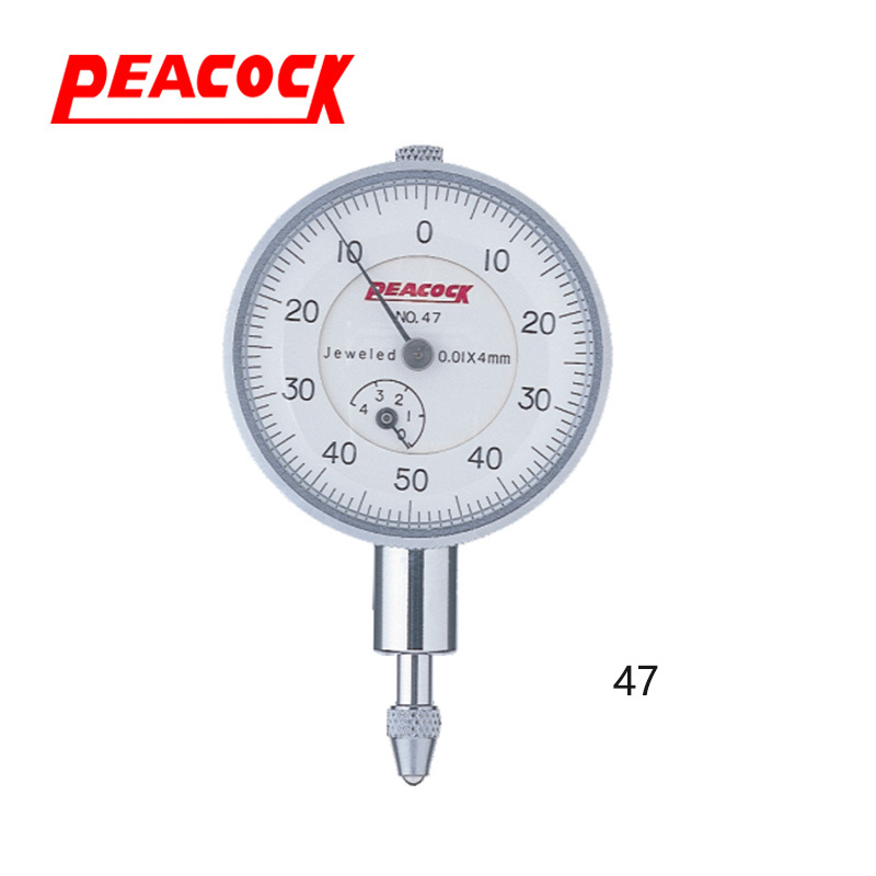 PEACOCK孔雀0.01mm便携式小型针盘式指示表47