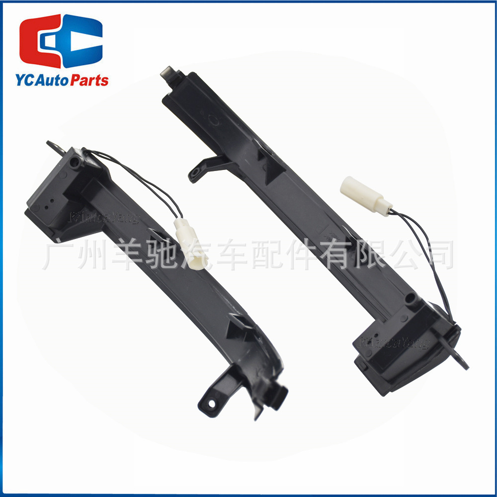 Aplicable a Volkswagen Touareg II 7P 2010 - 2018 espejo retrovisor flujo de agua dinámico LED luz de dirección