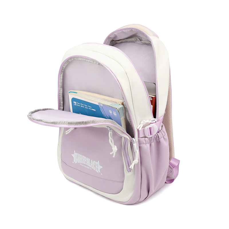 Mochila de pescado natural universitaria para mujeres lindas 3 - 6 grados de estudiantes primarios de alta capacidad de mochila de estudiantes de secundaria superior