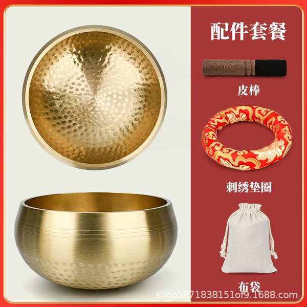 Bowl+leather rod+padding+cloth bag