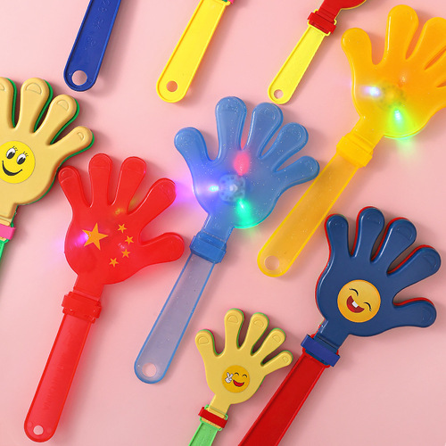 Large clap device wholesale small hand clap Yiwu toy clap palm plastic hand clap cheering props