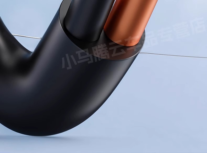 Dashcam power cable, 360-degree connection cable, specifically for Lingdu car dashcams, converts to a USB interface and connects to the cigarette lighter socket