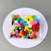 Bright colored hair ball size mix [about 150]