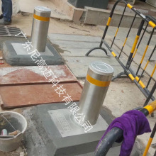 智能升降成品车挡河南郑州单位学校大门阻拦路障304不锈钢防撞桩