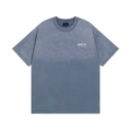 Washed blue, front and rear cola crack print