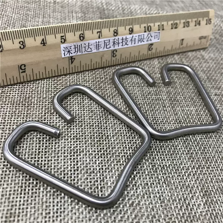 小直径金属圆棒 304不锈钢棒材 金属折弯挂钩 挂具 可电解抛光