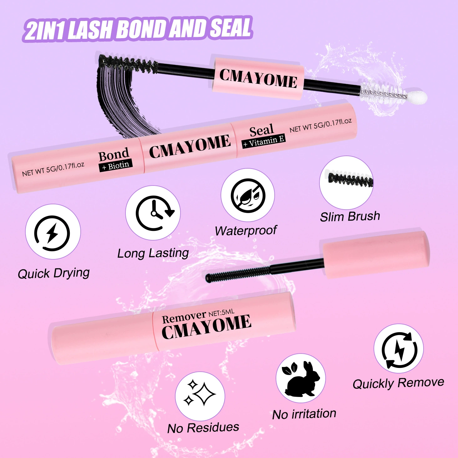Набор для наращивания False Eyelashes Kit, пушистые завивки пучков 60D/80D/100D, наборы DIY с инструментами
