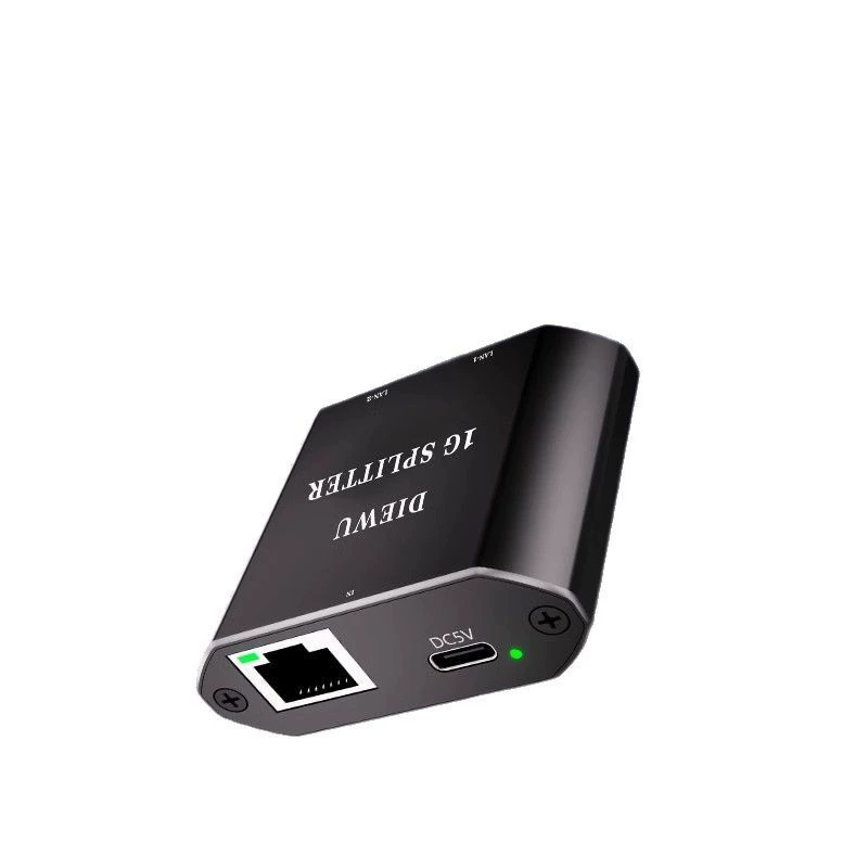 Сетевая Гигабит один к двум Ethernet преобразователь сетевой сплиттер 1G