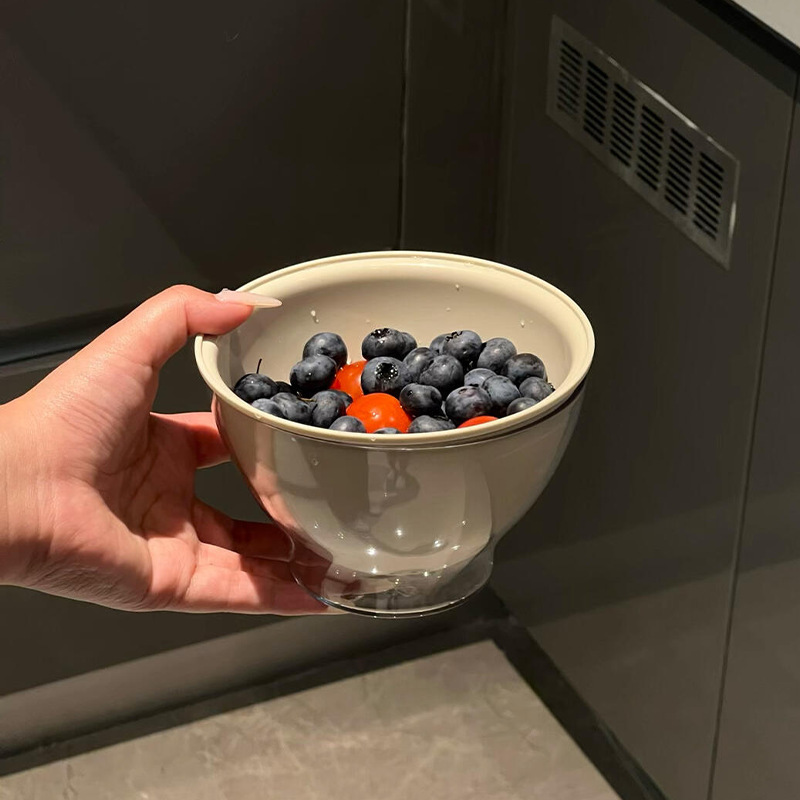 二層ドーパミン風排水バスケット家庭用食品グレードの厚みのある多機能野菜洗いバスケットフルーツプレートリビングルームの高級装飾品|undefined