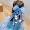 Cute hair accessory, hairgrip for princess, children's crystal, with gem