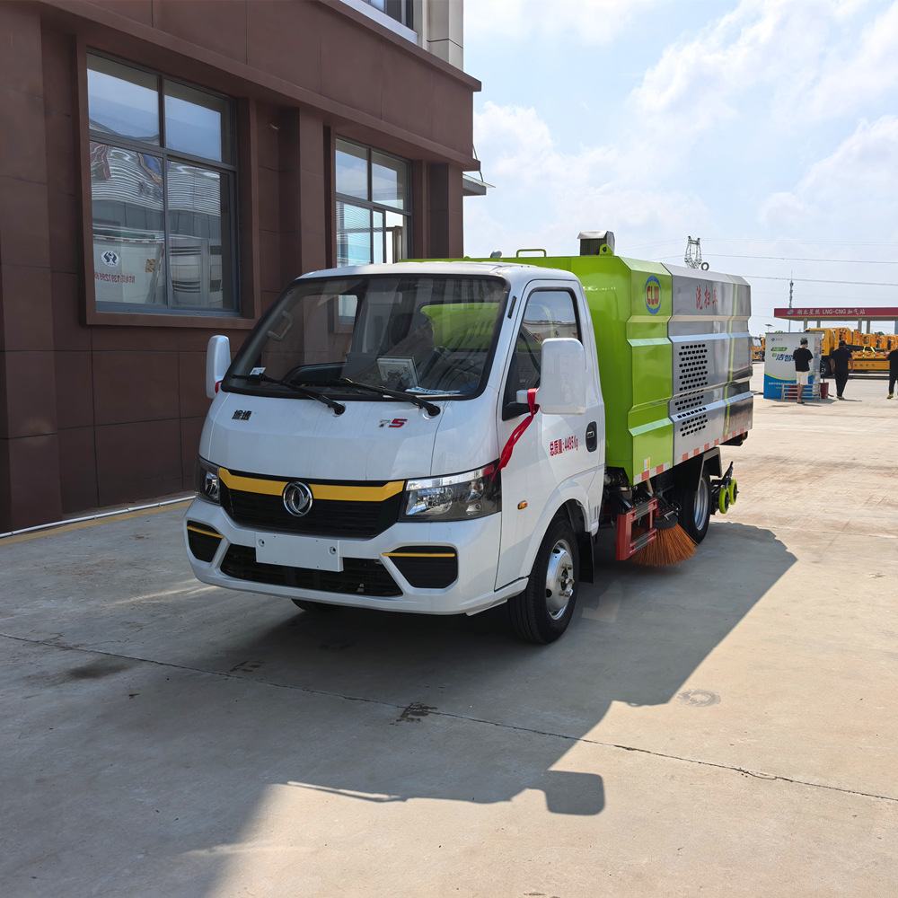蓝牌东风3.5立方道路洗扫车 电动路面清扫车 出口扫地车厂家定制
