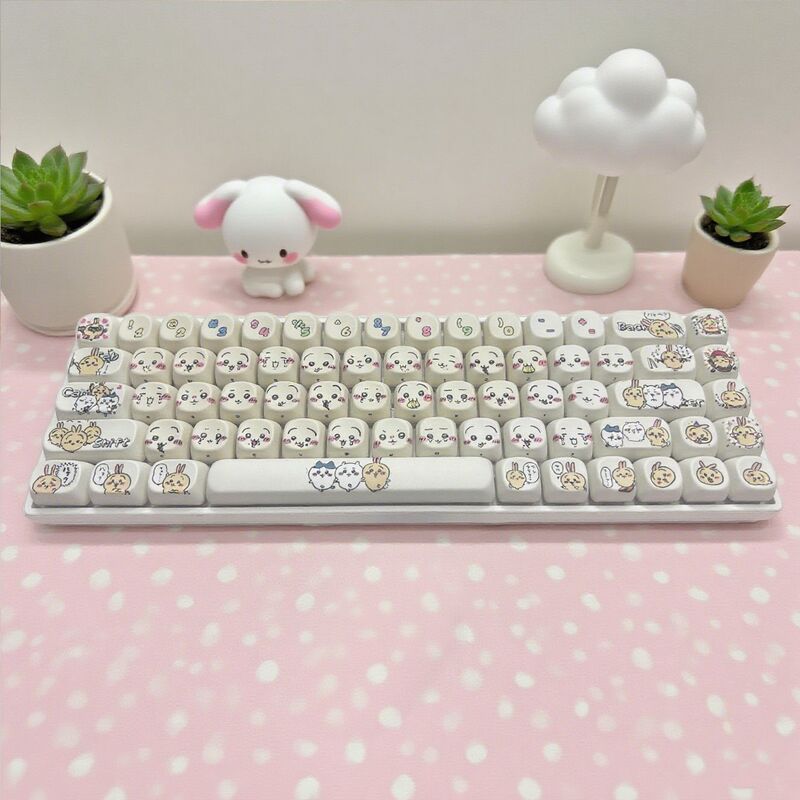 Factory in stock wholesale original factory height PBT five-sided sublimation key cap cross-border Amazon personality Factory in stock wholesale original factory height PBT five-sided sublimation key cap cross-border Amazon personality