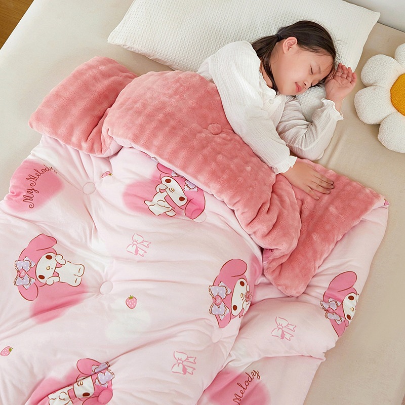 Newborn baby blanket, thickened for winter, suitable for children in kindergarten, used for naps, spring and autumn blanket, small blanket, fleece blanket