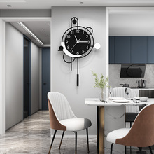 美世达厂家钟表客厅挂钟网红家用时尚创意简约现代时钟挂墙