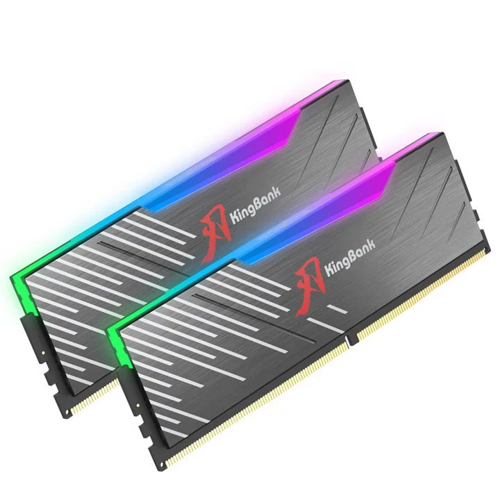 DDR5 RAM (KingBank) RGB Black‑Blade модули — варианты до 64GB, 6000–7200 MT/s