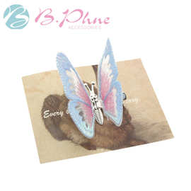 儿童会动的蝴蝶结发夹超仙发卡宝宝碎发侧边夹头饰小女孩刘海夹