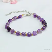 Натуральный аметист сопровождающая bracelet Jiuzilihuo браслет Caibao Factory оптом CB4033002