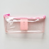 Transparent cute fresh capacious pencil case for elementary school students, internet celebrity