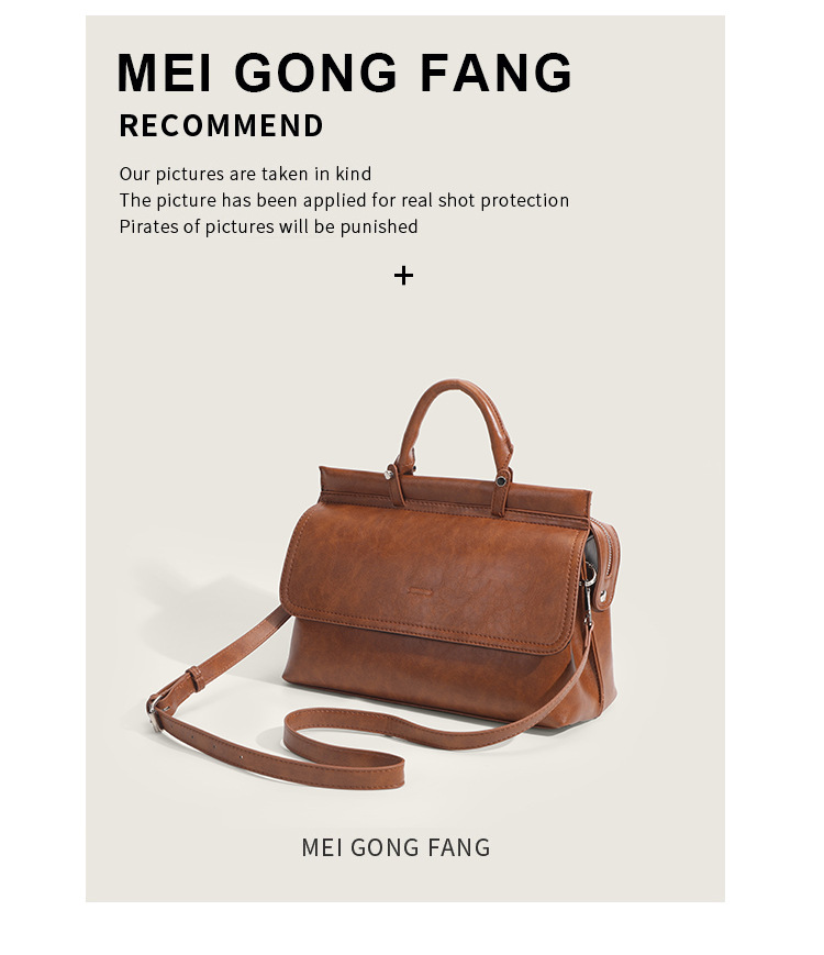 New Women's Bag Fashionable Versatile European and American Retro Foreign Trade Texture Versatile One Shoulder Crossbody Handheld Tote Bag_voghion.com