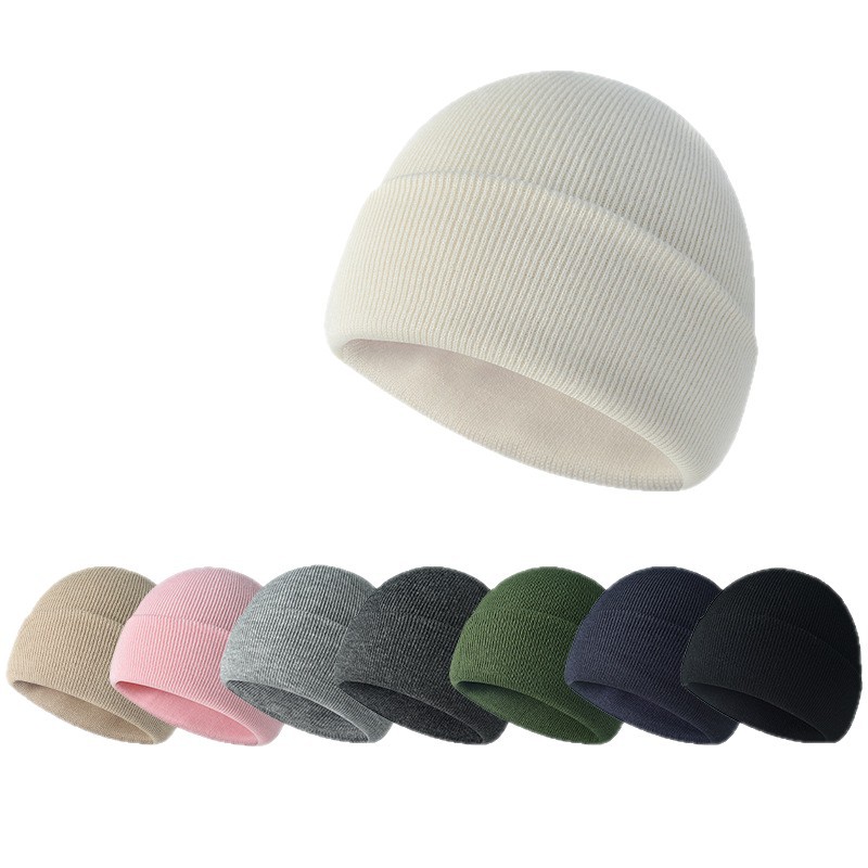 Knitted Beanie Hat For Men And Women Warm Windproof Winter Cap_voghion.com