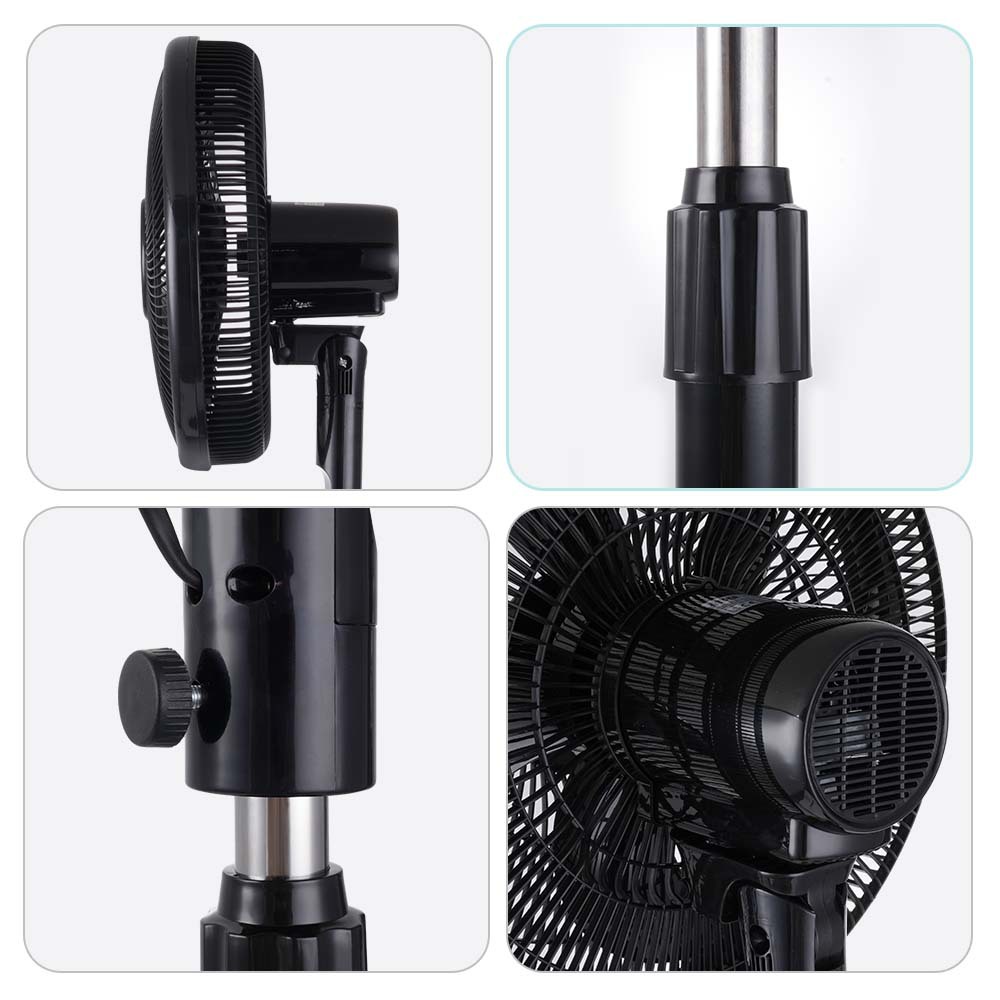 Winningstar transfronterizo exclusivamente para uso doméstico de 16 pulgadas, 55W sacudiendo la cabeza, ventilador eléctrico portátil de pie Stand Fan