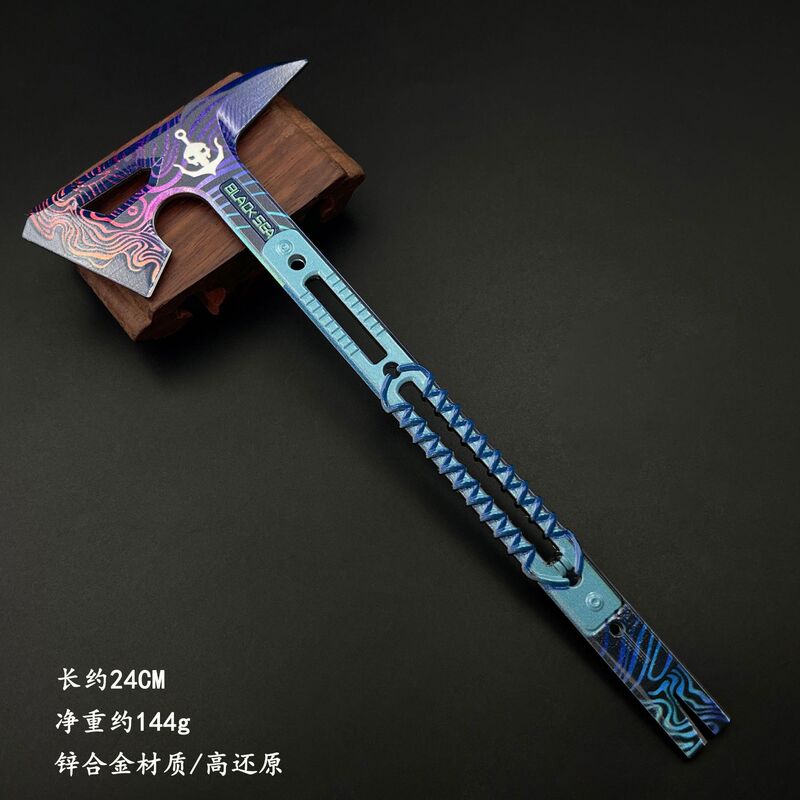 デルタ作戦周辺黒海戦術斧近接武器亜鉛合金おもちゃモデル装飾品刃なし|undefined