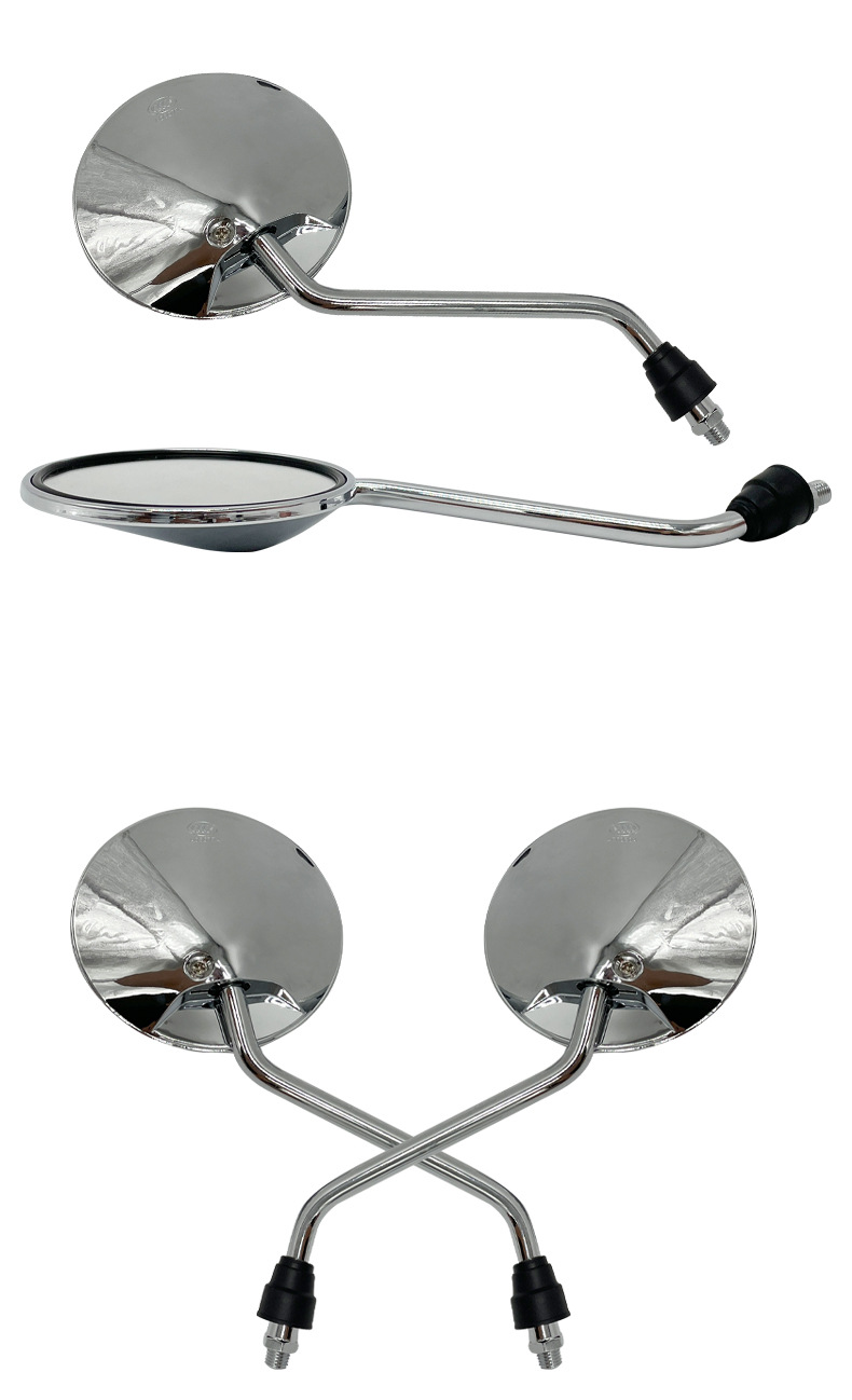 Scooter Old Model Little Turtle King Electric Vehicle Rearview Mirror Motorcycle Reflector 8mm Convex Reversing Mirror Accessories