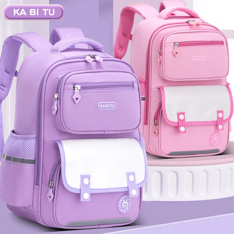 School bag, backpack lightweight for men and women, 1-3-6 years, British style, spine protection, wholesale