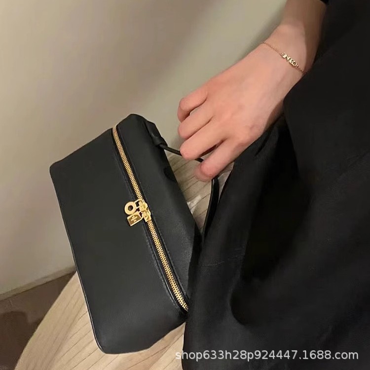 Bolso de almuerzo de cuero lp19 transfronterizo nuevo Gigi mismo bolso Kelly bolso litchi bolso simple bolso de hombro femenino