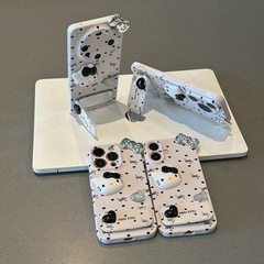适用苹果手机壳波点爱心kitty支架华为oppo小米vivo荣耀iPhone16